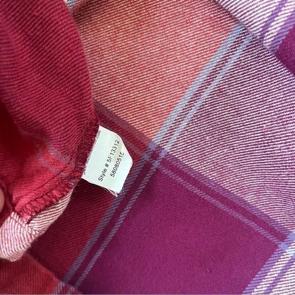 Tea Collection Girl’s Cotton Plaid Flannel Dress 12 - Picture 5 of 8